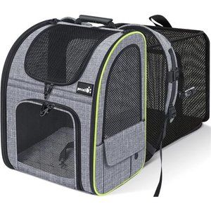Cat Carrier Backpacks, Expandable Cat Backpack with Breathable Mesh, Pet Carrier